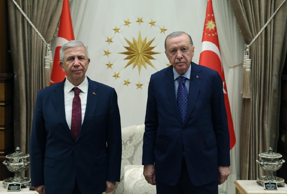 Cumhurbaşkanı Erdoğan Mansur Yavaş'ı kabul etti