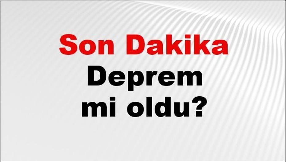 Çanakkale'de 19 Eylül 2026 Son dakika deprem gelişmeleri ve detaylar