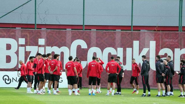 A Milli Takım’da İtalya maçı hazırlıkları başladı